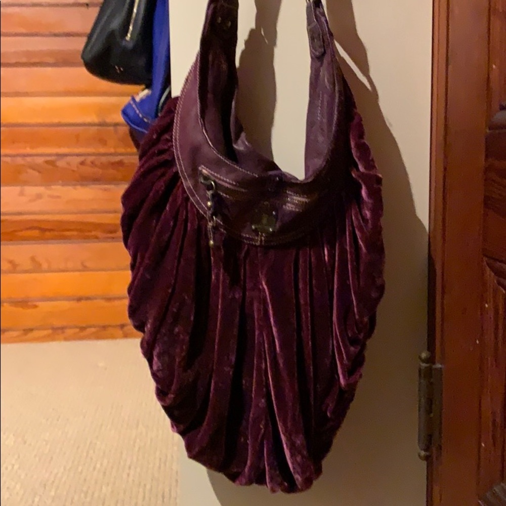 Sissi Rossi Velvet Bag
